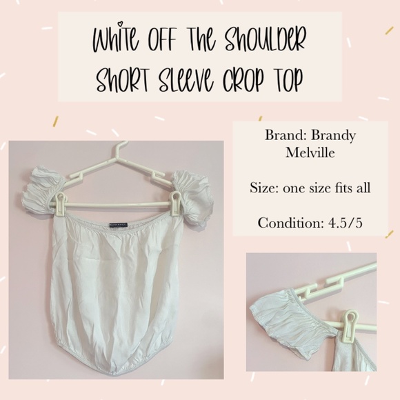 Off the shoulder crop top - Picture 1 of 1